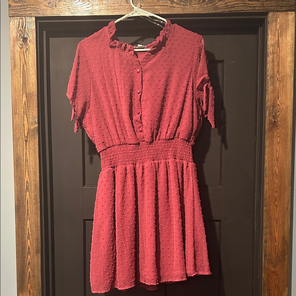 J for Justify Maroon Dress